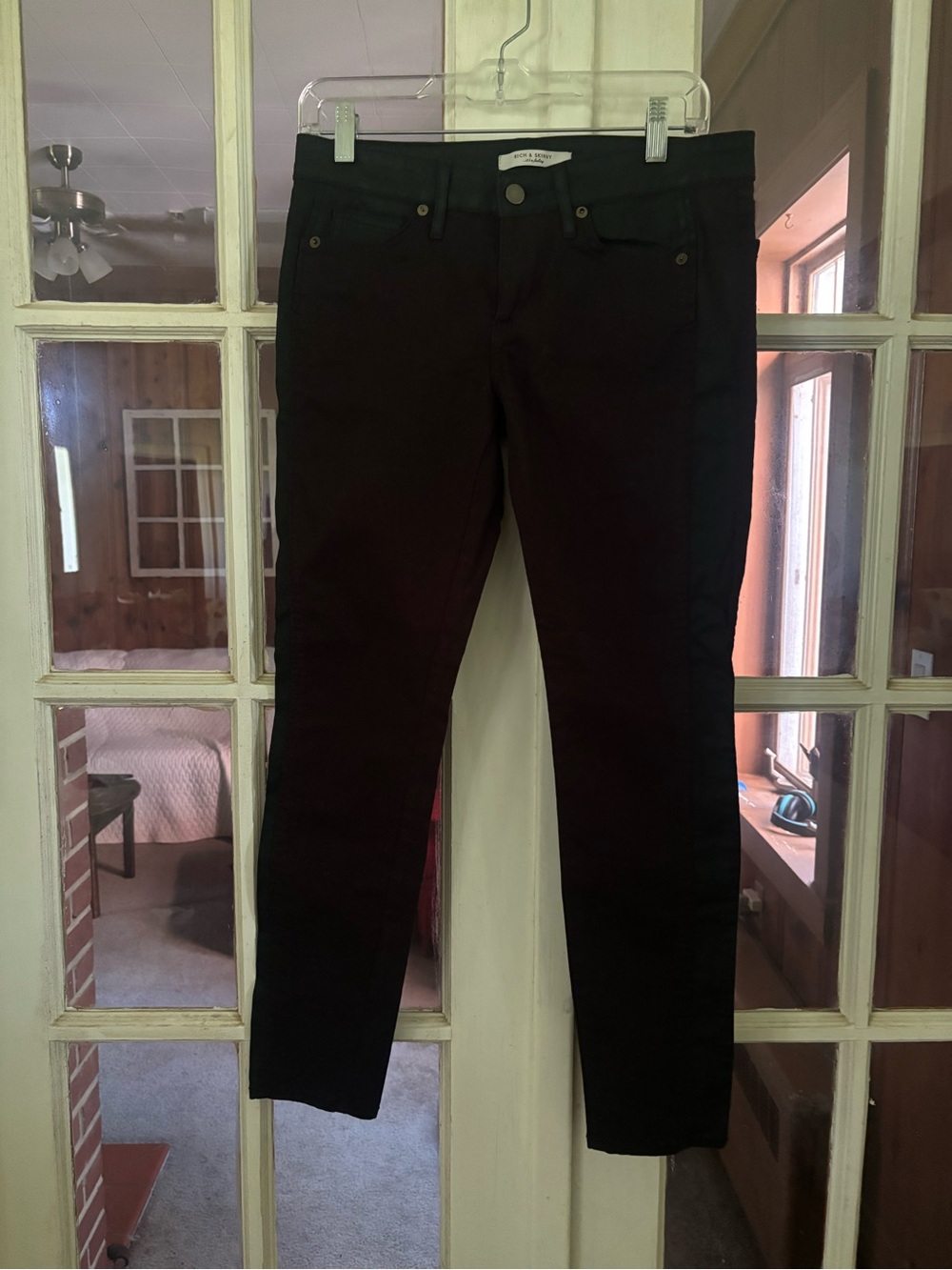 Rich & Skinny black Skinny Jeans with Black Waistband